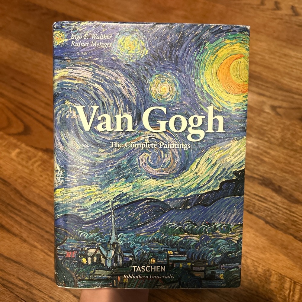 Taschen Van Gogh Art Book with Blue and Yellow Cover